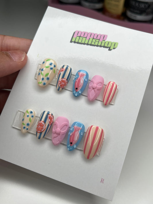 Blueberries, Bows, and Fishies π