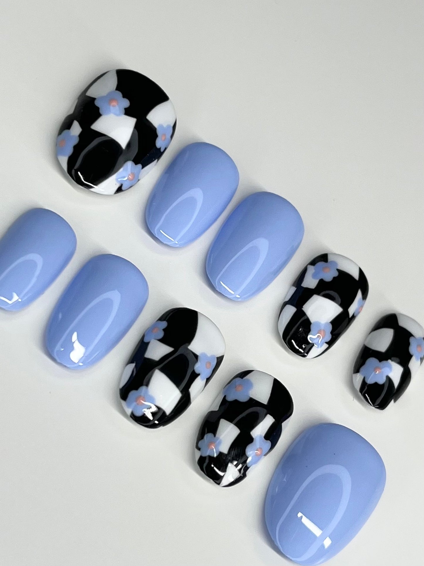 Blue Checkered