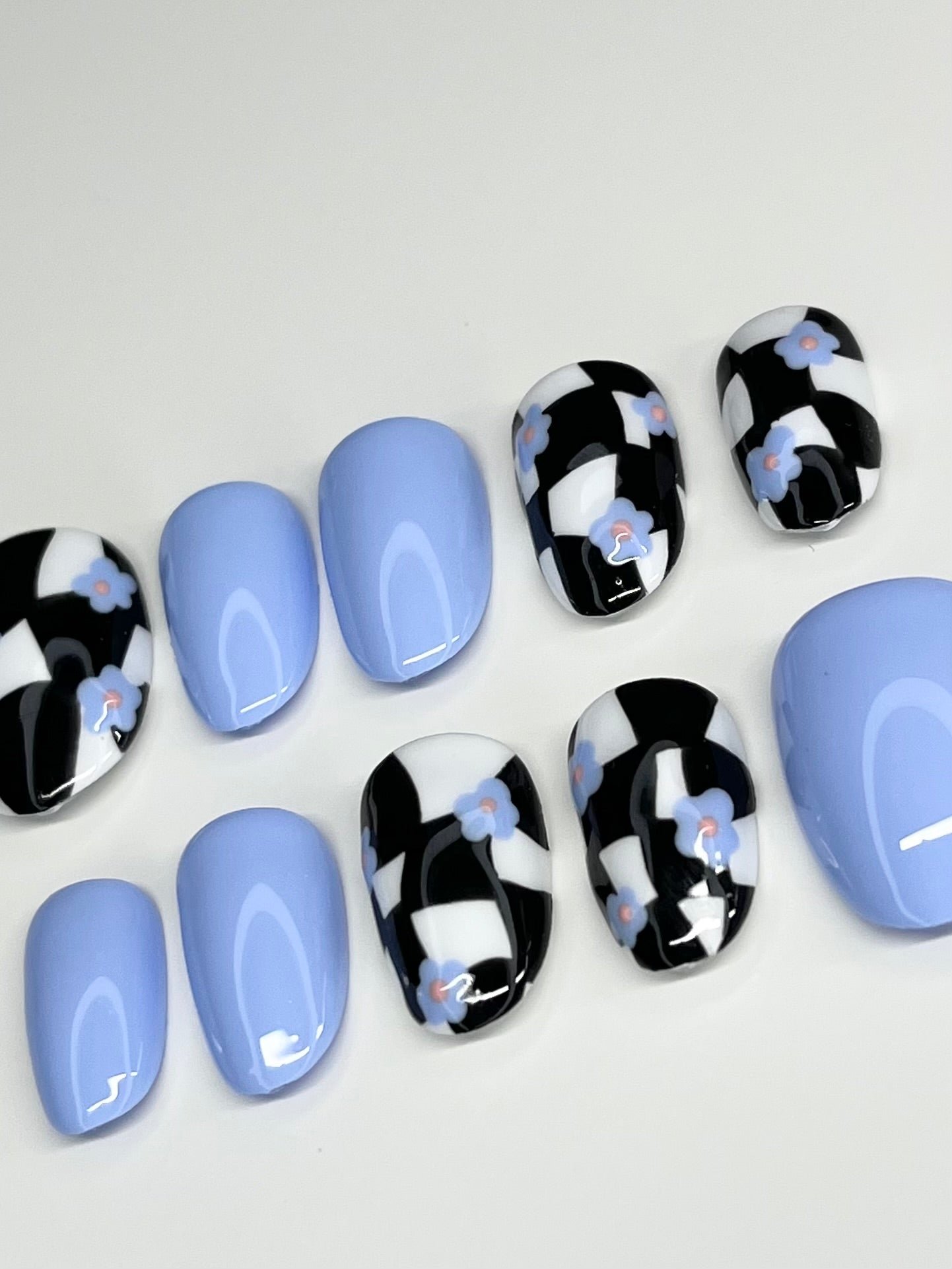 Blue Checkered