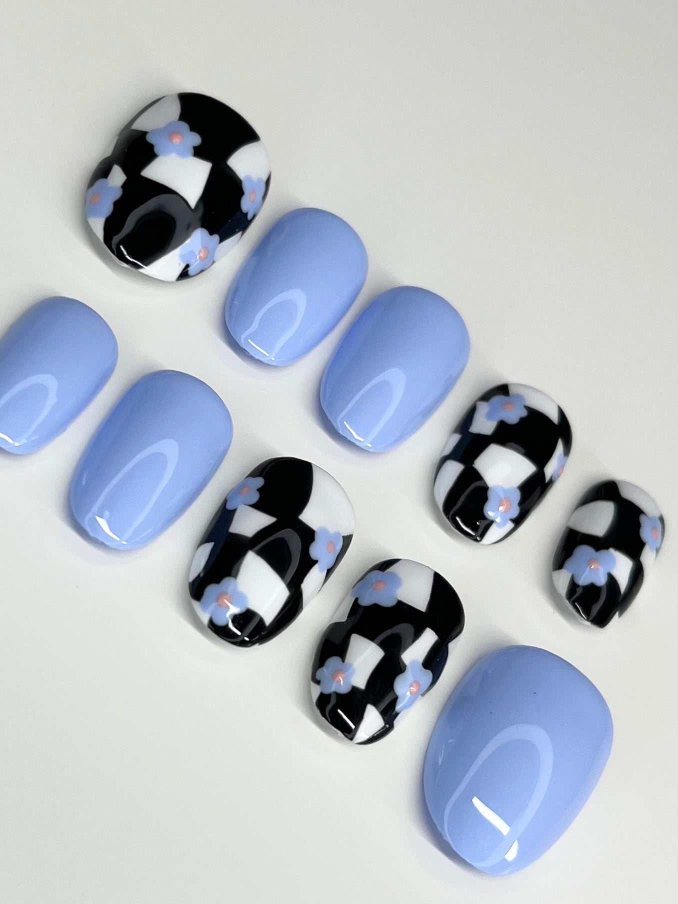 Blue Checkered