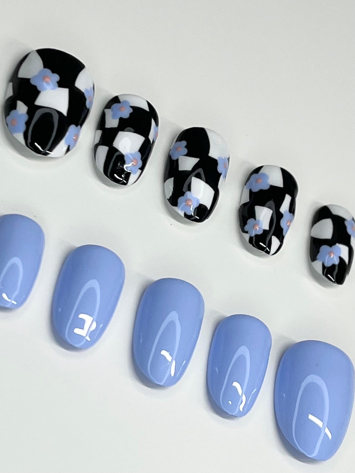 Blue Checkered