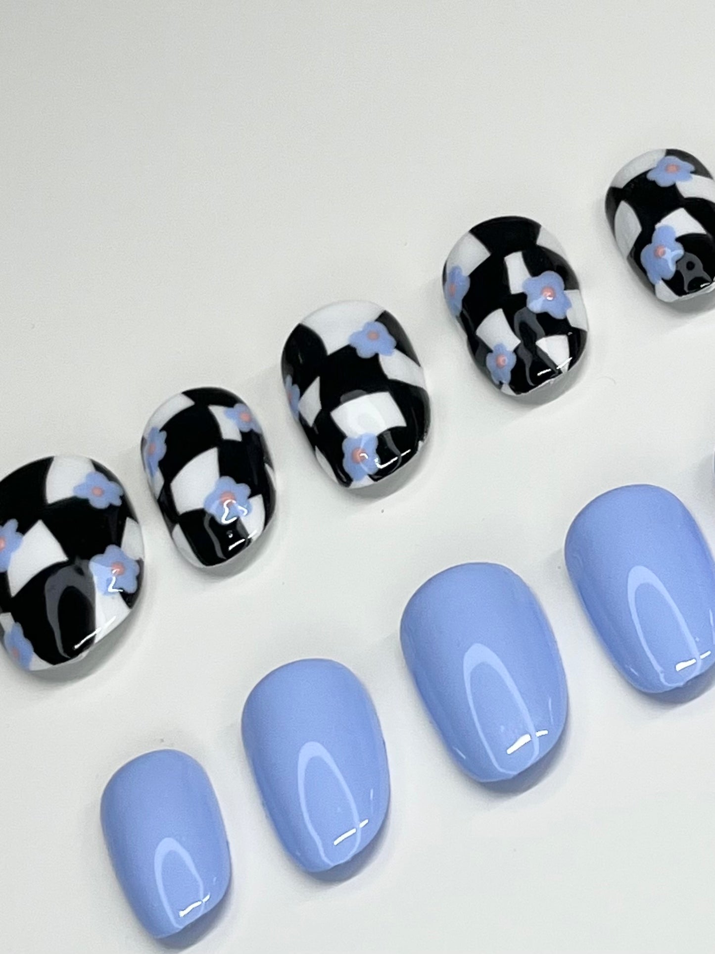 Blue Checkered