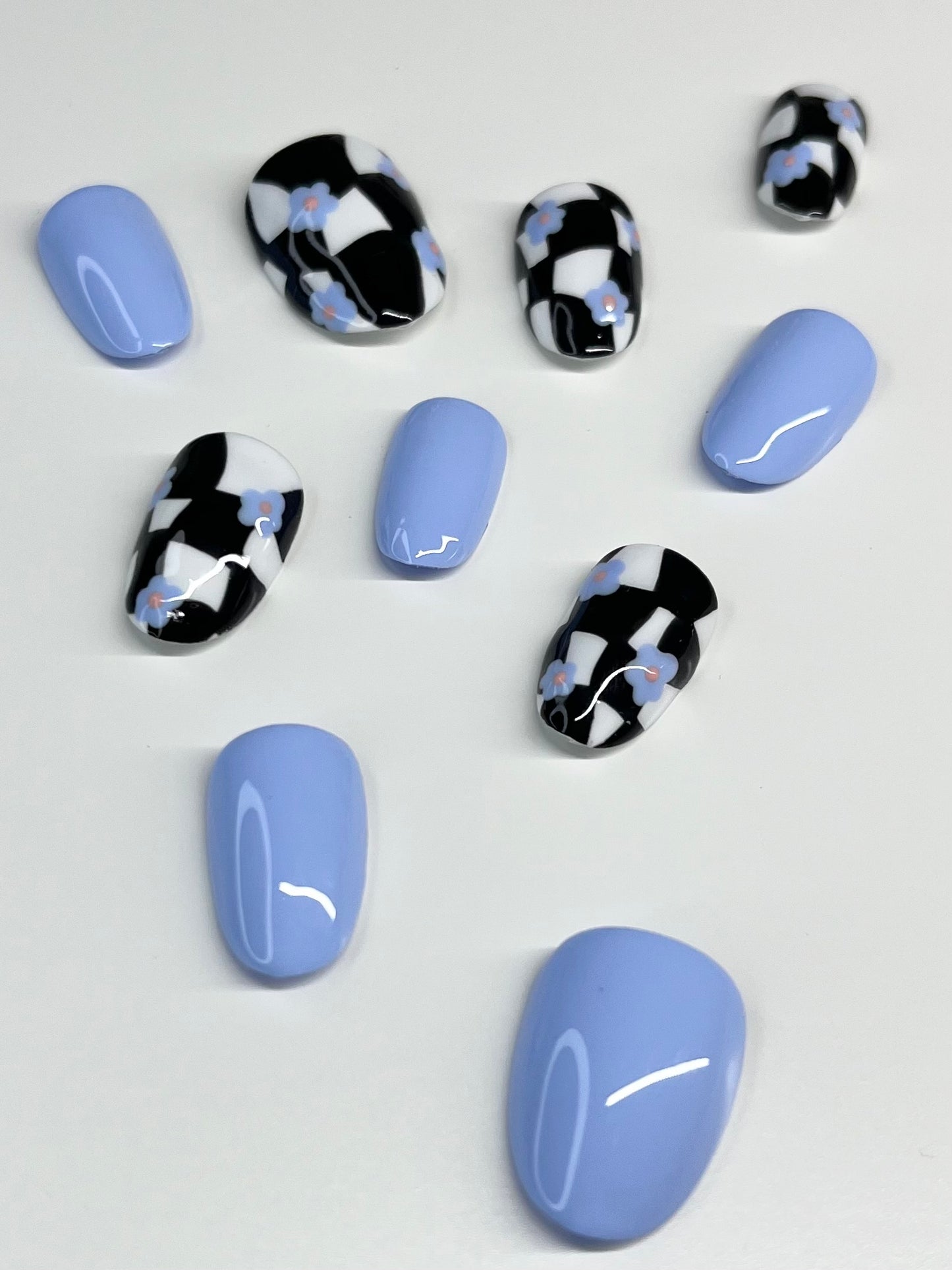 Blue Checkered