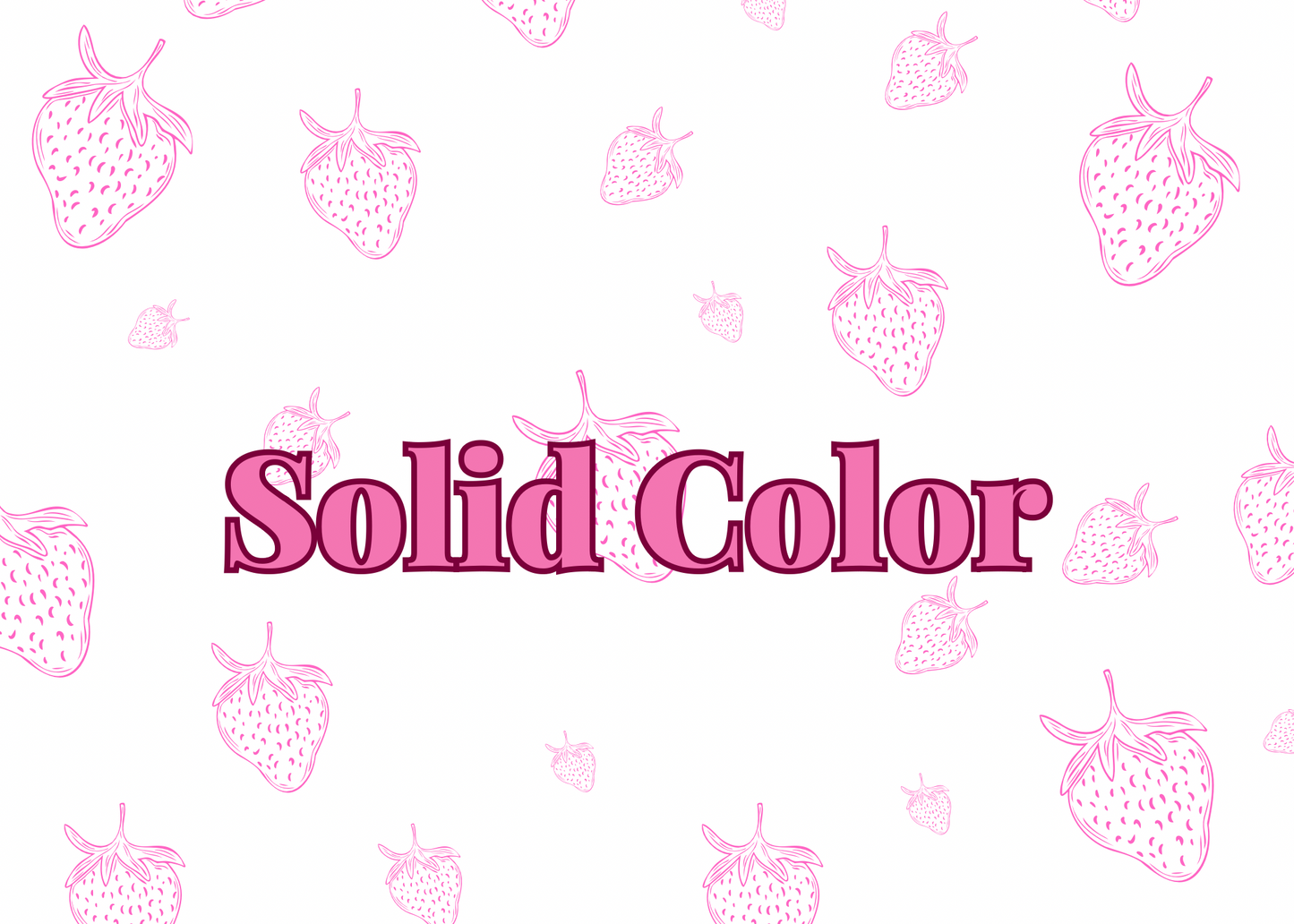 Solid Color Single Set