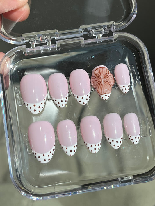 Polka Dots and Flower