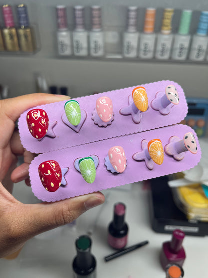 Fruit Press on Nails