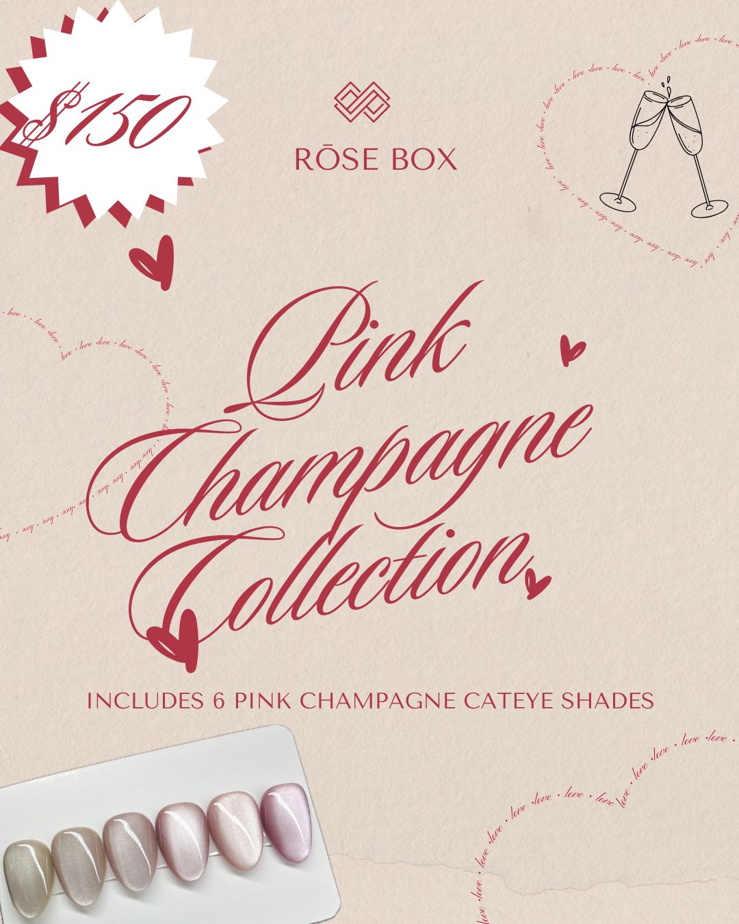 Pink Champagne Collection (Rōse Box)
