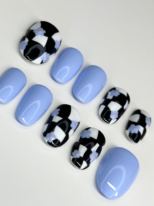 Blue Checkered