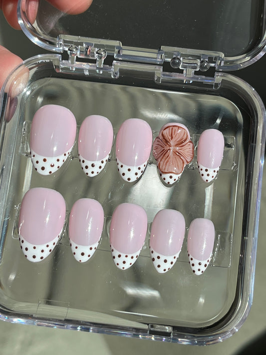 Polka Dots and Flower