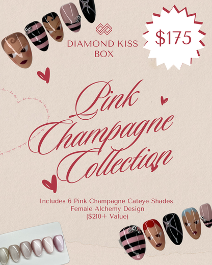 Pink Champagne Collection (Diamond Kiss Box)