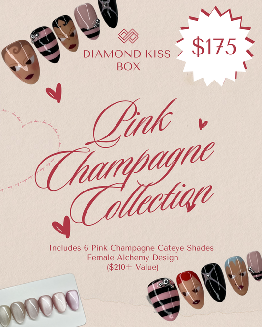 Pink Champagne Collection (Diamond Kiss Box)