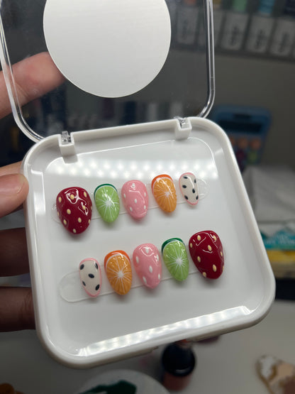 Fruit Press on Nails