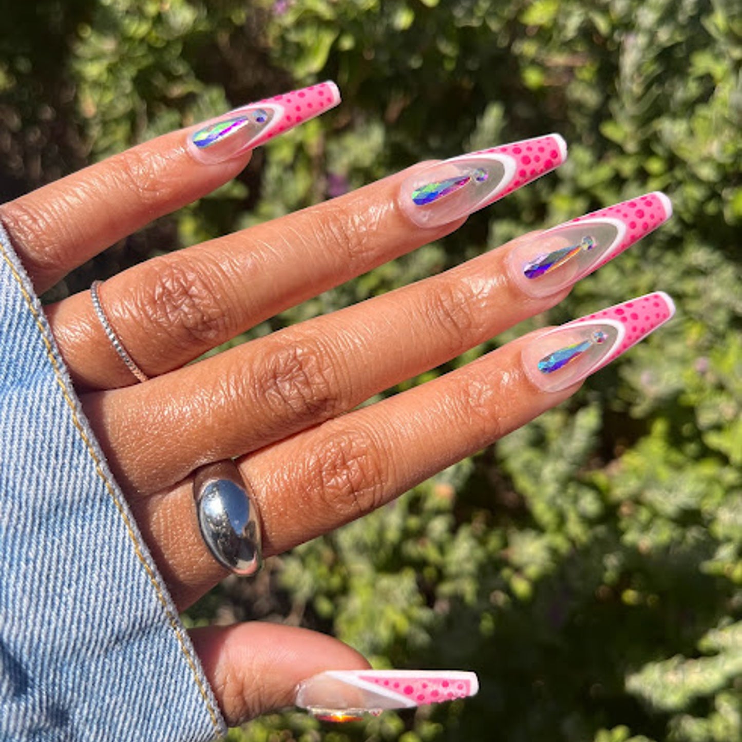 Pretty in Pink Barbie Press on Nails