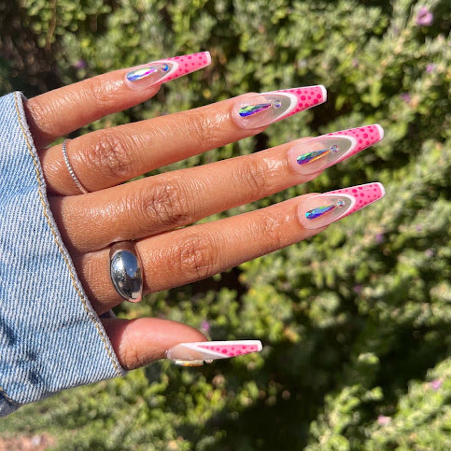 Pretty in Pink Barbie Press on Nails