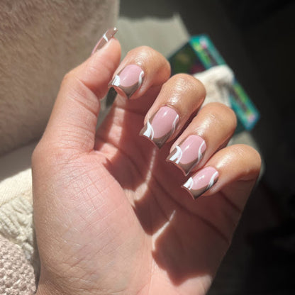 Alternative Brown French Press on Nails