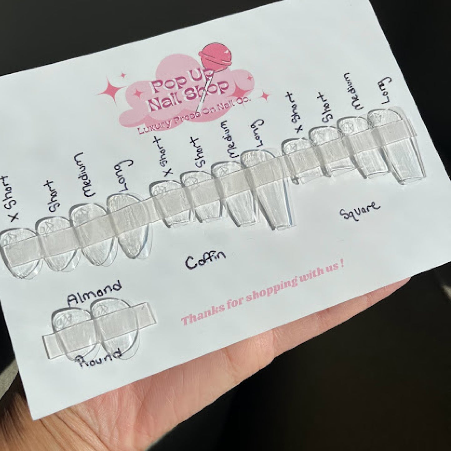 Nail Shape/Length Finder